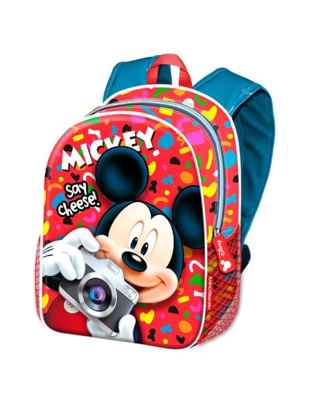 Mochila Mickey Disney Say Cheese 40cm  kiwiku.com