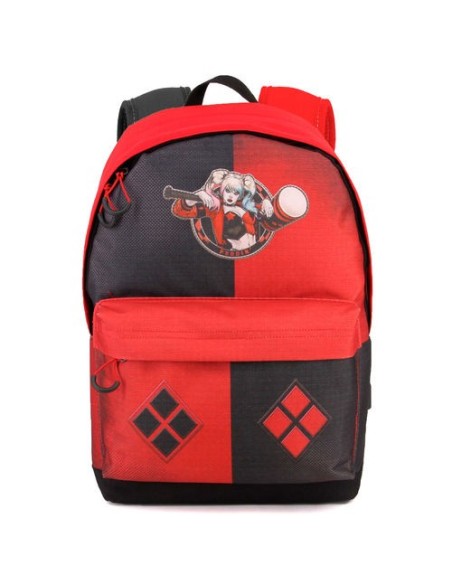 Mochila Harley Quinn Escuadron Suicida DC Comics adaptable 42cm  kiwiku.com