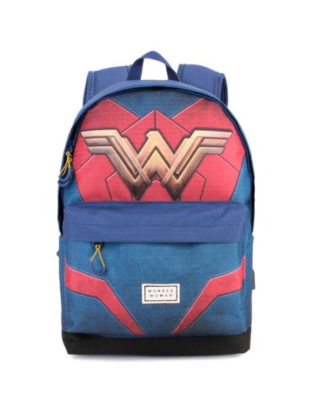 Mochila Wonder Woman DC Comics adaptable 42cm  kiwiku.com