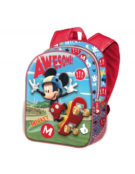 Mochila 3d mickey skater disney 31cm  kiwiku.com