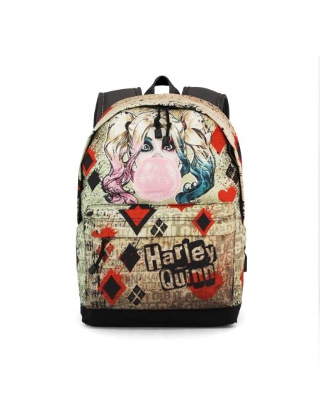 Mochila harley quinn dc comics mad love 42cm  kiwiku.com