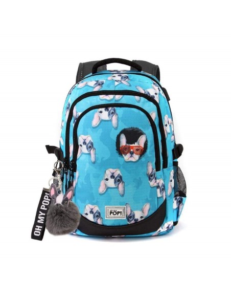 Mochila oh my pop doggy adaptable 44cm  kiwiku.com