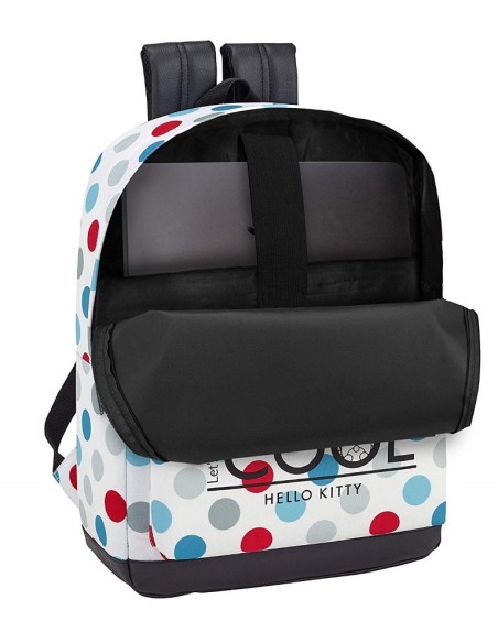 Mochila ordenador hello kitty cool 43cm  kiwiku.com