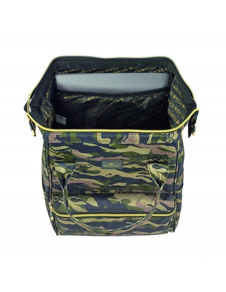 Mochila portatil moos camouflage 40cm  kiwiku.com