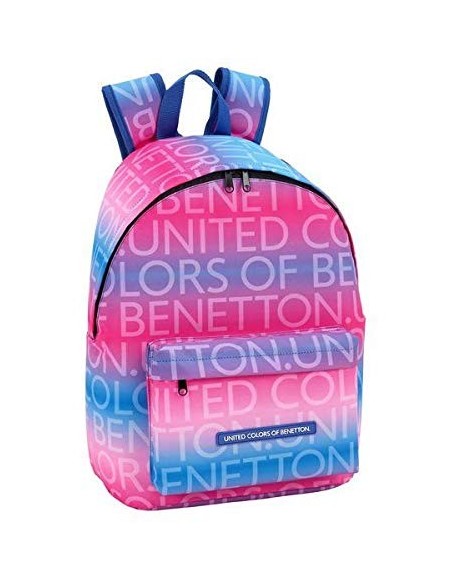 Mochila portatil benetton multicolor 41cm  kiwiku.com
