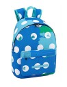 Mochila portatil benetton azul 41cm