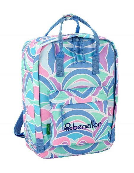 Mochila benetton arcobaleno 38cm  kiwiku.com