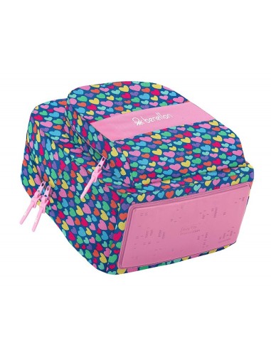 Mochila benetton cuori 42cm  kiwiku.com