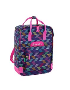 Mochila benetton ondas 38cm