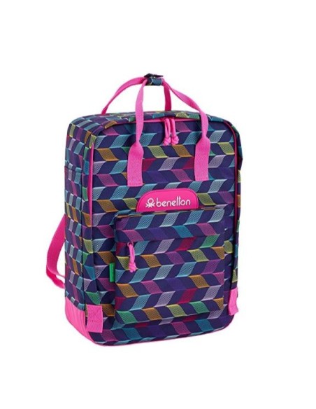 Mochila benetton ondas 38cm  kiwiku.com