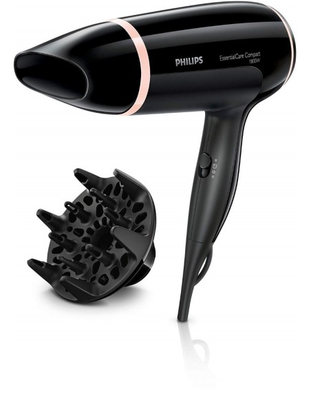 Philips BHD004 - Secador essential care silence 1800W,220-240V 3 velocidades BHD004/00 kiwiku.com