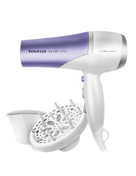 Taurus Alize 2200 - Secador de pelo (2200 W, incorpora difusor) 900.380 kiwiku.com