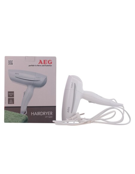 Aeg Secador de Pelo HT 5643 Color Blanco 1200W (63038) 63038 kiwiku.com