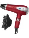 AEG HTD 5584 - Secador de pelo profesional iónico con difusor 2200 W, Color Rojo (63043)