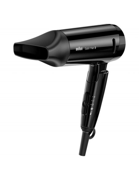 Braun Satin Hair 3 HD350 Style & Go - Secador de pelo viaje, 1600 W, color negro (107934) kiwiku.com