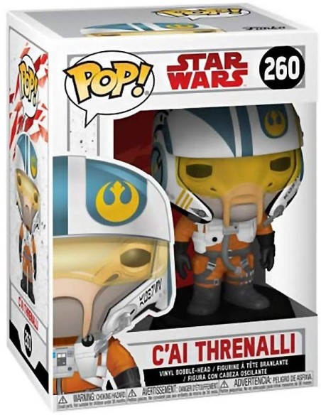 Figura pop star wars the last jedi c'ai threnalli - 31793  kiwiku.com