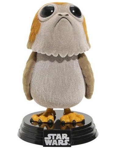 Figura pop star wars the last jedi porg flocked exclusive - 14757  kiwiku.com