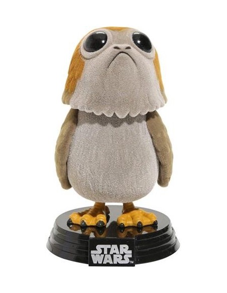 Figura pop star wars the last jedi porg flocked exclusive - 14757  kiwiku.com