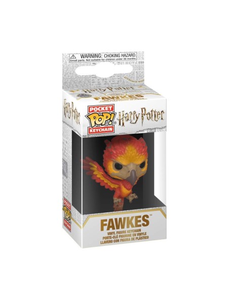 Llavero pocket pop harry potter fawkes  kiwiku.com