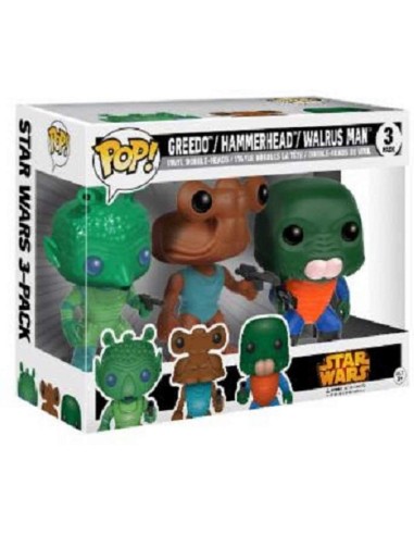 Figura pop pack star wars: greedo,hammerhead & walrus - 11487 FFK11487 kiwiku.com