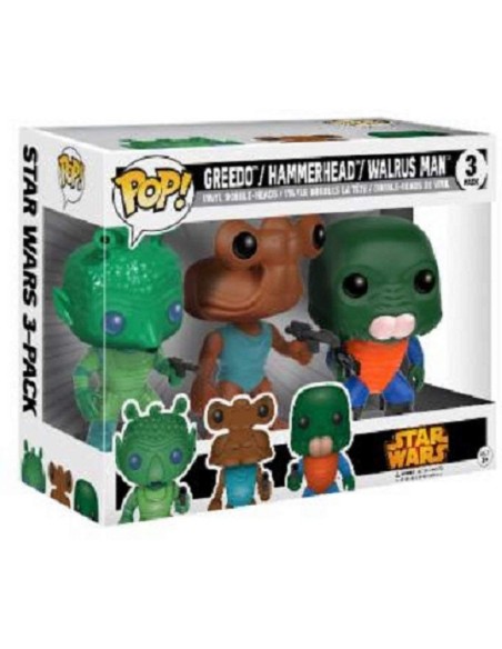 Figura pop pack star wars: greedo,hammerhead & walrus - 11487 FFK11487 kiwiku.com