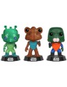 Figura pop pack star wars: greedo,hammerhead & walrus - 11487