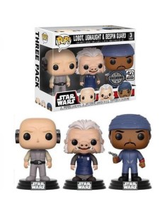 Figura pop star wars 3 pack: lobot,ugnaught & bespin guard - 14957 FFK14957 kiwiku.com 2