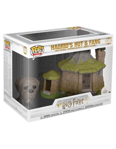 Figura pop harry potter hagrid's hut con fang  kiwiku.com