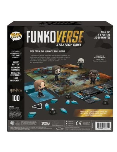 Juego mesa pop funkoverse harry potter 4fig español  kiwiku.com