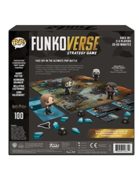 Juego mesa pop funkoverse harry potter 4fig español  kiwiku.com