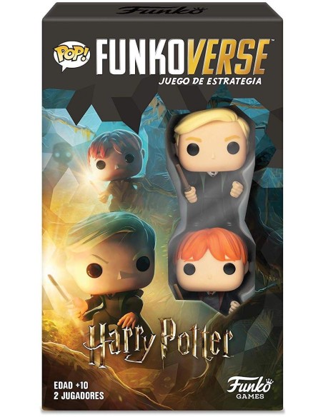 Juego mesa pop funkoverse harry potter 2fig español  kiwiku.com