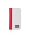Funda folio aston martin piel para galaxy note3 blanca/roja