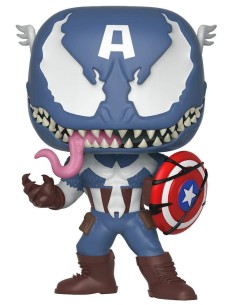 Figura pop marvel venom: venom capitan america - 32686 kiwiku.com