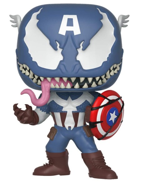 Figura pop marvel venom: venom capitan america - 32686 kiwiku.com