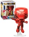 Figura pop marvel: iron man red chrome - 34263