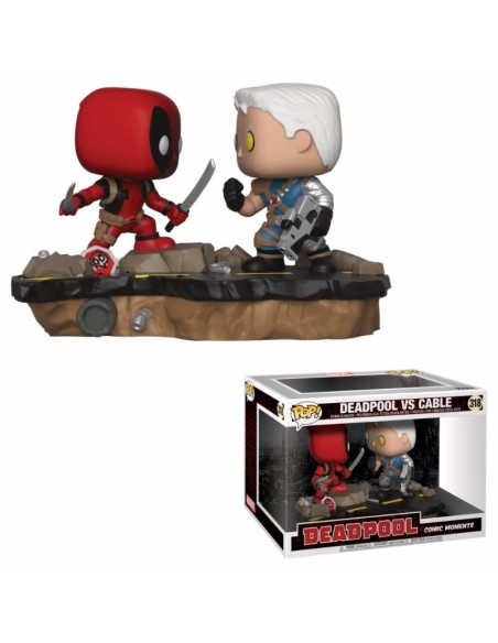 Figura pop pack marvel : deadpool vs cable - 30972 kiwiku.com
