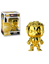 Figura pop marvel studios 10 hulk gold chrome