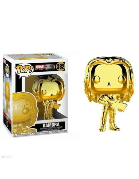 Figura pop marvel studios 10 gamora gold chrome  kiwiku.com
