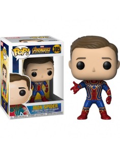 Figura pop marvel avengers infinity iron spider exclusive  kiwiku.com
