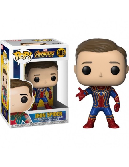 Figura pop marvel avengers infinity iron spider exclusive  kiwiku.com
