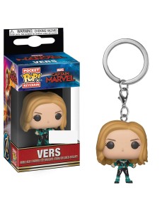 Llavero pocket pop marvel capitana marvel exclusive  kiwiku.com