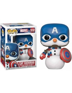 Figura pop marvel holiday capitan america  kiwiku.com