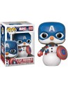 Figura pop marvel holiday capitan america