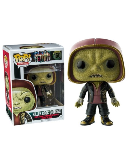 Figura pop dc suicide squad killer croc hooded exclusive  kiwiku.com