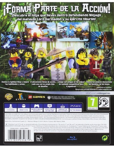 Juego para consola sony ps4 lego ninjago pelÍcula el videojuego - Pegi  7 LEGONINJAGO kiwiku.com