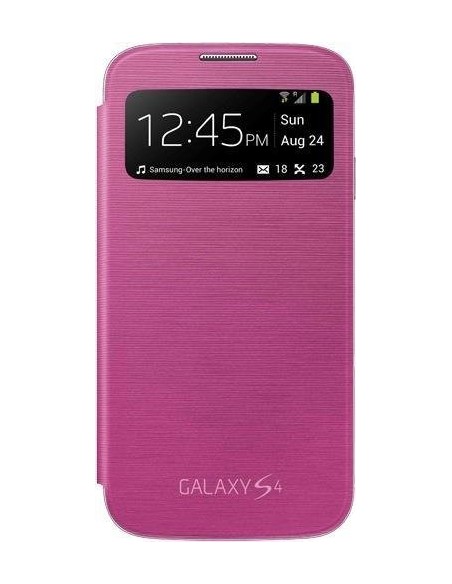 Funda Samsung s4 s-view cover rosa