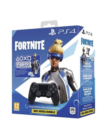 Sony Playstation PS4 Mando Dual Shock inalambrico, Color Negro V2 + Juego Fornite - 9950301 kiwiku.com