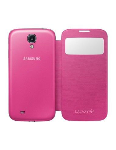 Funda Samsung s4 s-view cover rosa