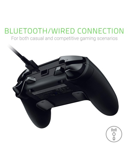 Razer Raiju Ultimate 2019 - Mando de juego PS4/PC inalámbrico, con cable con botones de acción mecha-tactile RZ06-02600300