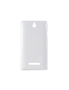 Kiwiku.com: Ksix B3439FTP02 - Funda flexible para Sony Xperia E, blanco - Electrónica